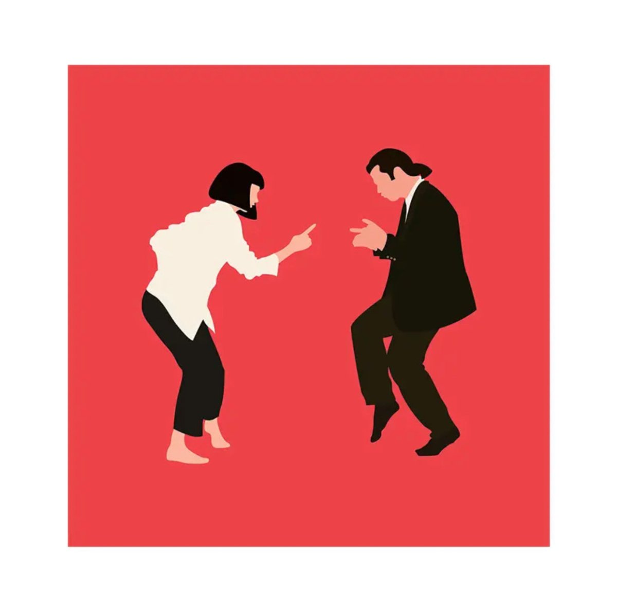 Cuadro "Pulp Fiction Dance" - Cuadro - Dfav