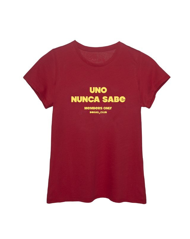 Polera Uno Nunca Sabe - Polera - Dfav