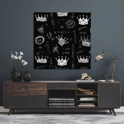 La Magia del Negro en  el arte de decorar las paredes...