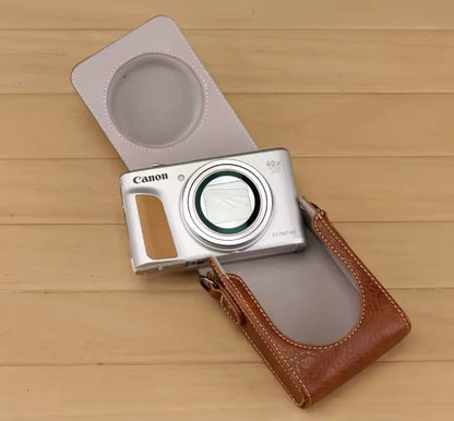 Bolso de cuero para cámara