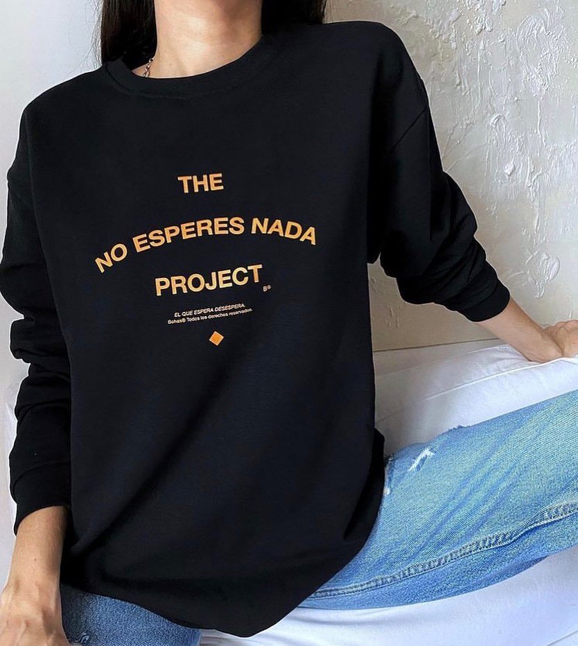 Poleron The no esperes Nada project - Unisex Oversize - Polerón - Dfav