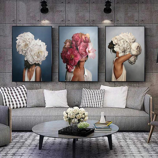 Set Cuadros Power Flowers - Cuadro - Dfav